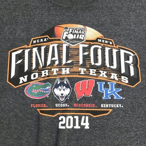 Florida Gators 2014 Final Four T-Shirt Mens Med North Texas NCAA Basketball UF - Picture 3 of 7